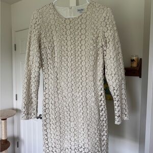 Cream Lace Dress